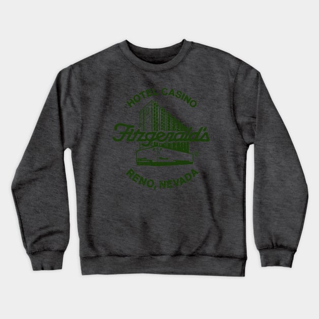 Retro Vintage Fitzgerald's Hotel Casino Las Vegas Crewneck Sweatshirt by StudioPM71